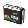 Cassette Tape To USB MP3 Player with Automatic MP3 USB Flash Memory and Earphones Included Converter, Splitting, Storage, Auto-Reverse Function,
