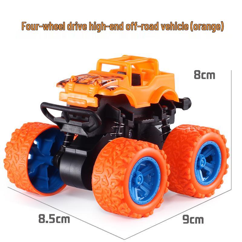 Kids' Inertial Excavator Toy Car: Off-Road Vehicle for Boys, Perfect for Small Gifts and Night Markets