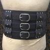 Cross Wish Medieval Knight PU Leather Belt for Renaissance, Celtic, and Viking Battle Attire