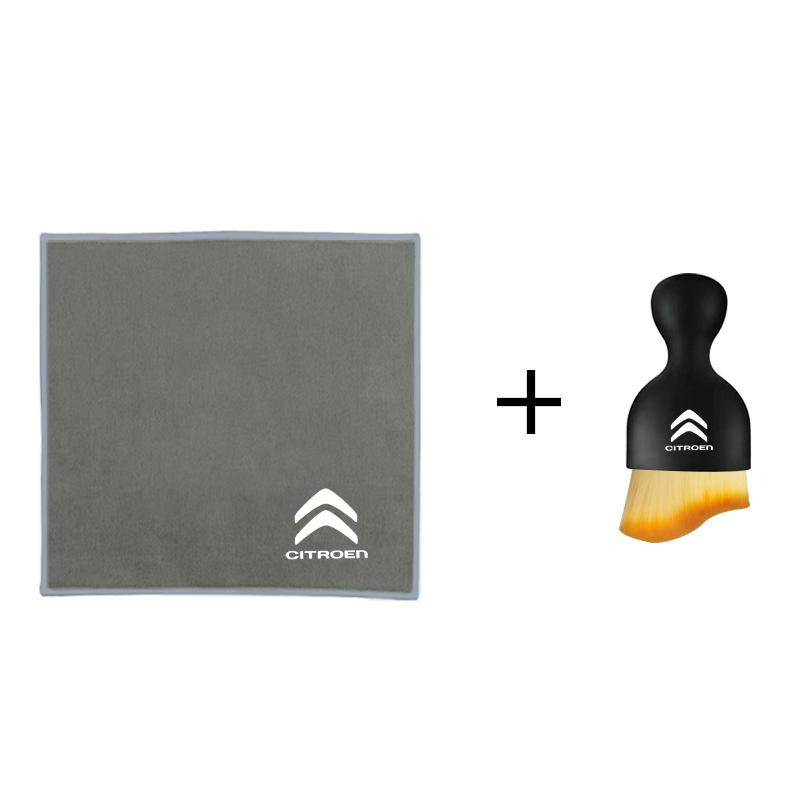 

Car Cleaning Soft Brush Tool Dust Remover Suede Microfiber Wash Towel For Citroen C1 C2 C3 C4 C5 C6 C8 C4L DS3 DS4 DS5 DS5LS DS6