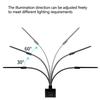 White Light Fish Tank Clip Lamp Flexible Bendable Fish Tank Light Landscape Lamps  Home Aquariums