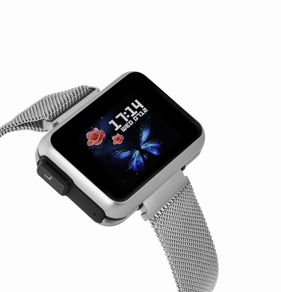 Chytré hodinky Rainbuvvy T91 1,4palcová bezdrátová bezdrátová 2v1 TWS sluchátka s celodotykovou obrazovkou IPX6 Vodotěsná Bluetooth 280mAh baterie Odnímatelný popruh Sportovní hodinky