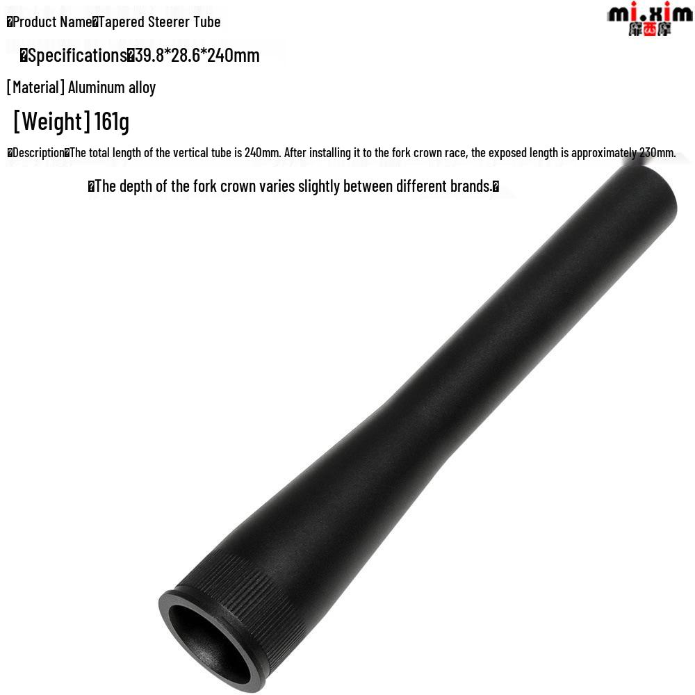 Horquilla de Suspensión Aire/Aceite para Bicicleta de Montaña de Aleación de Aluminio, Tubo de Dirección Cónico 28.6*39.8mm