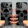 Hülle für iPhone 17 Pro Max 13 Mini 7 8 SE XS XR Air 14 12 15 16 Plus 11 Funda Rückseite Handyhülle Skelett Totenkopf