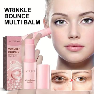 Baume Multi-Soins pour la Peau Crème Hydratante Nourrissante et Rajeunissante pour le Visage en Stick, Avec Squalène Végétal