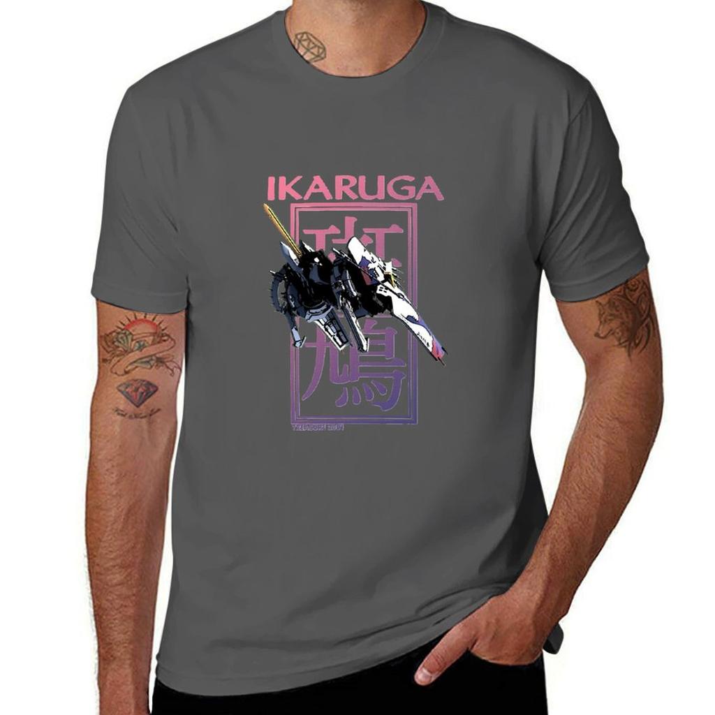 Ikaruga Tshirt Comfortable Basic Crew Neck Tee