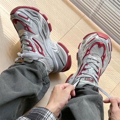 Couple Dad Shoes Women's Height Increase Retro Casual New Trendy Light Breathable Thick-soled Versatile Sports Shoes