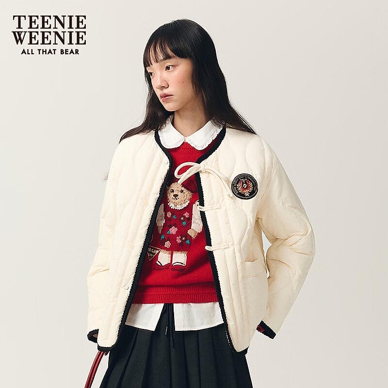 Teenie Weenie Women's Letter Graphic Duck Down Jacket