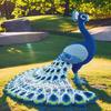 Extra-Large Colorful Peacock Jigsaw Puzzle Building Blocks - Handmade Creative Toy & Gift for Boys and Girls, Perfect Living Room Ornament