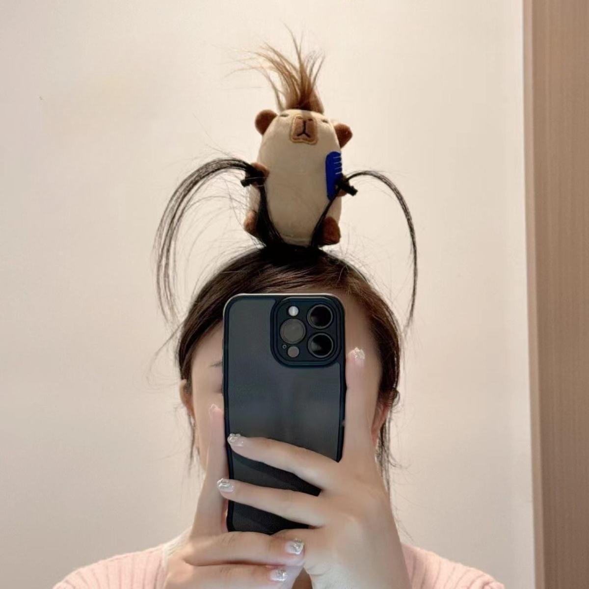 

Headbands Summer Ladies Cute Face Wash Headband Funny Plush Hair Bands Hair Accessories Newborn Baby Props Children s Gifts Other