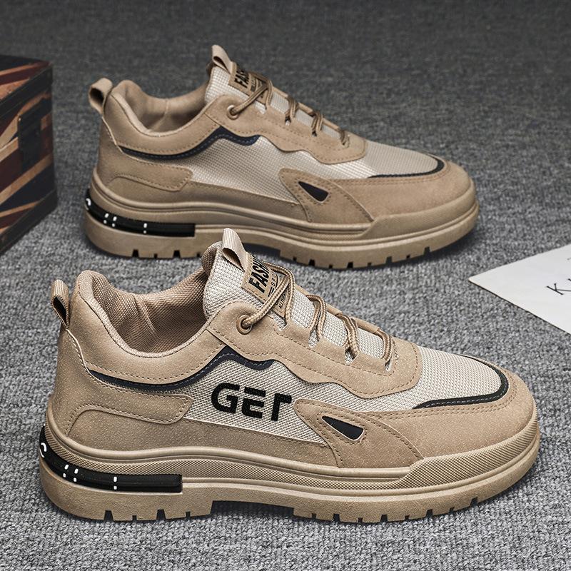 

Летняя трудовая страховочная обувь мужская 2024 новая летняя рабочая сетчатая обувь для строительной площадки дышащая мужская нескользящая рабочая обувь 39