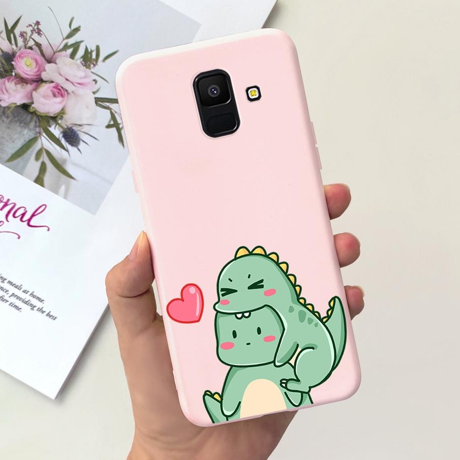 For Samsung Galaxy A6 2018 Case SM-A600F Cute Fashion Painted Cover Soft TPU Phone Case For Samsung A6 Plus A6+ 2018 A605F Shell
