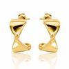 14K Gold Plated Stainless Steel Earrings Kst3640