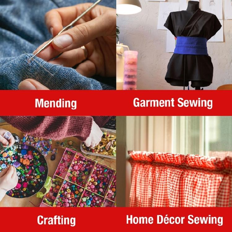 30pcs Polyester Embroidery Machine Thread with Needle Threader Sewing Thread