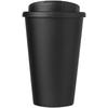 Americano "Eco" 350 ml thermal tumbler with spill-proof lid Solid black