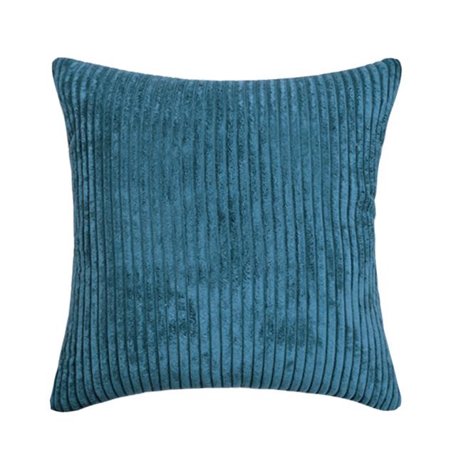 Supersoft Corduroy Cushion Cover Solid Striped Throw Pillow Covers Decorative Pillow Case for Sofa Bed Living Room Decoration