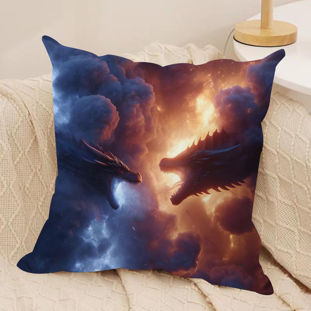 G-Game Of T-Thrones Movie Cushion Cover Pillowcase Ultra Soft Skin Friendly Fabric Cloud Like Comfort & Concealed Zipper