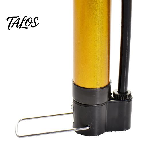Electric Scooter Air Pump Mini High Pressure Bike Pump, Portable with Foldable Aluminum Alloy Tire Inflator Pedal, for Road Mountain Bicycle Motorbike