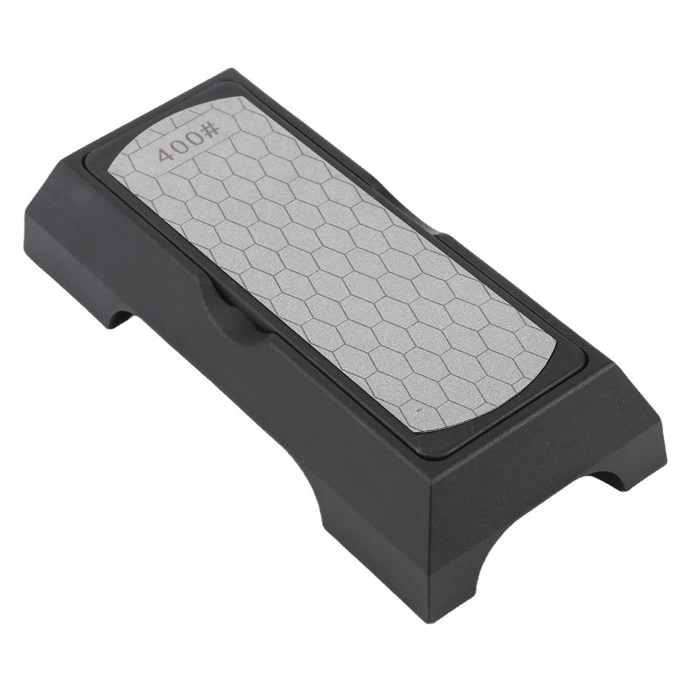 Blade Sharpening Holder Kit Double-Side Diamond Sharpening Plate Set 400/1000 Grit Knife Sharpener Bracket Kit for Planer Chisel