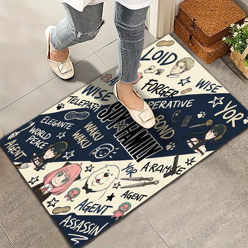 Spy Family Carpet Rug For Living Room Bedroom Home Sofa Decoration Kids Play Nonslip Floor Mat