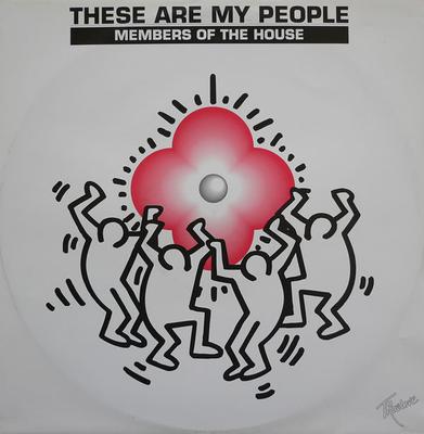 12-inch Plaat LEDEN VAN HET HUIS Dit Zijn Mijn Mensen 12TLOVE2 Truelove Electr 1991 VK Dans Electronica Gebruikt