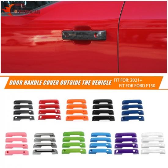For -2024 Ford F150 4 Door Handle COVERS FRONTS w/ 2 SMART KEYS Accessories