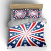 Patriotic Three-Piece Decor Set Soft Comfortable Duvet Cover Bedding Set Included 1*Duvet Cover & 2*Pillowcases Gift