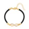 Romantic Infinite Love 8 Infinity Charm Bracelets for Women Exquisite Crystal Zircon Lucky Red Rope Handmade Bracelets Jewelry