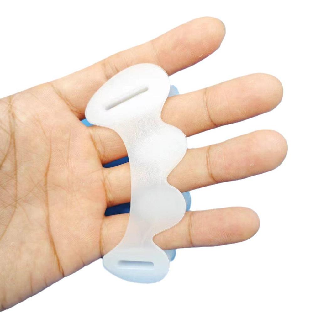 Silicone Three-Hole Toe Separator & Corrector for Day and Night Use