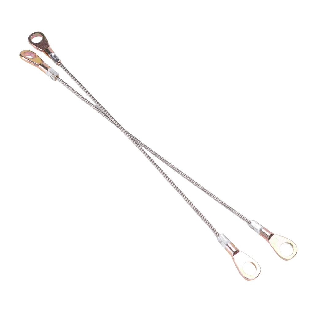 2Pcs 10.6in Tailgate Cable Hook Stainless Steel Wire Automotive Tailgate Cable Replacement for Mule 3000 3010 3020