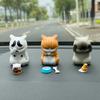 9Pcs Cute Mini Cat Doll Ornaments Figures Statue Model Desktop Toys Gifts for Room Office Kids Car Home Decoration Accessories