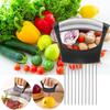 Stainless Steel Onion Slicer Holder Onion Holder For Slicing Food Slicers Assistant Tomato Onion Cutter Holder Cutting Fork