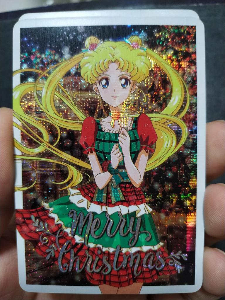 Diy 10pcs/set Sailor Moon Self Control Collect Signature Trading Flash Card Anime Cartoon Christmas Gift