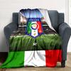 Italia Print Flannel Blanket High Quality Warm Comfortable Cover for All Seasons Perfect for Gifts Home Decor
