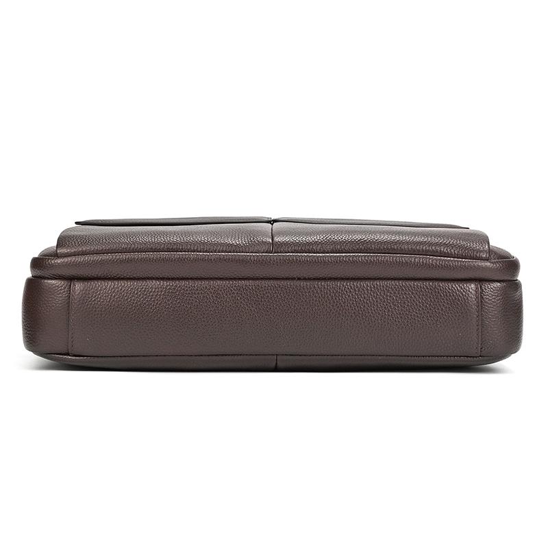 Luxury Fashion Men's Leather Shoulder Bag Top Layer Cowhide Crossbody Business Handbag Male Briefcase