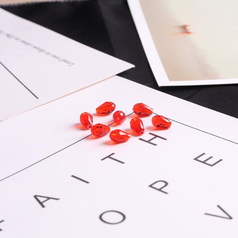 Teardrop Glass Crystal Beads for DIY Jewelry Making