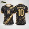 2026 Brazílie Neymar #10 Fotbalový dres Set, Fotbalové tričko Pánské Dámské Dětské, Samostatný top k dispozici, Fanouškovské tričko Šortky 2dílná tepláková souprava