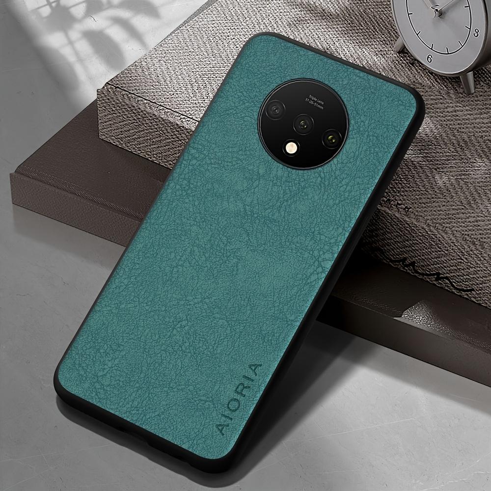 Phone Case: Luxury Retro Synthetic Leather Phone Case for Oneplus 9RT 9R 9 8 7 Pro US 6T 8T 7T Pro Matte Soft Bumper Hard Back Cover