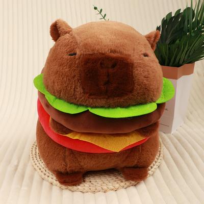 Kapibala Hamburger Plush Toy Doll Pendant Summer Kapibala Doll