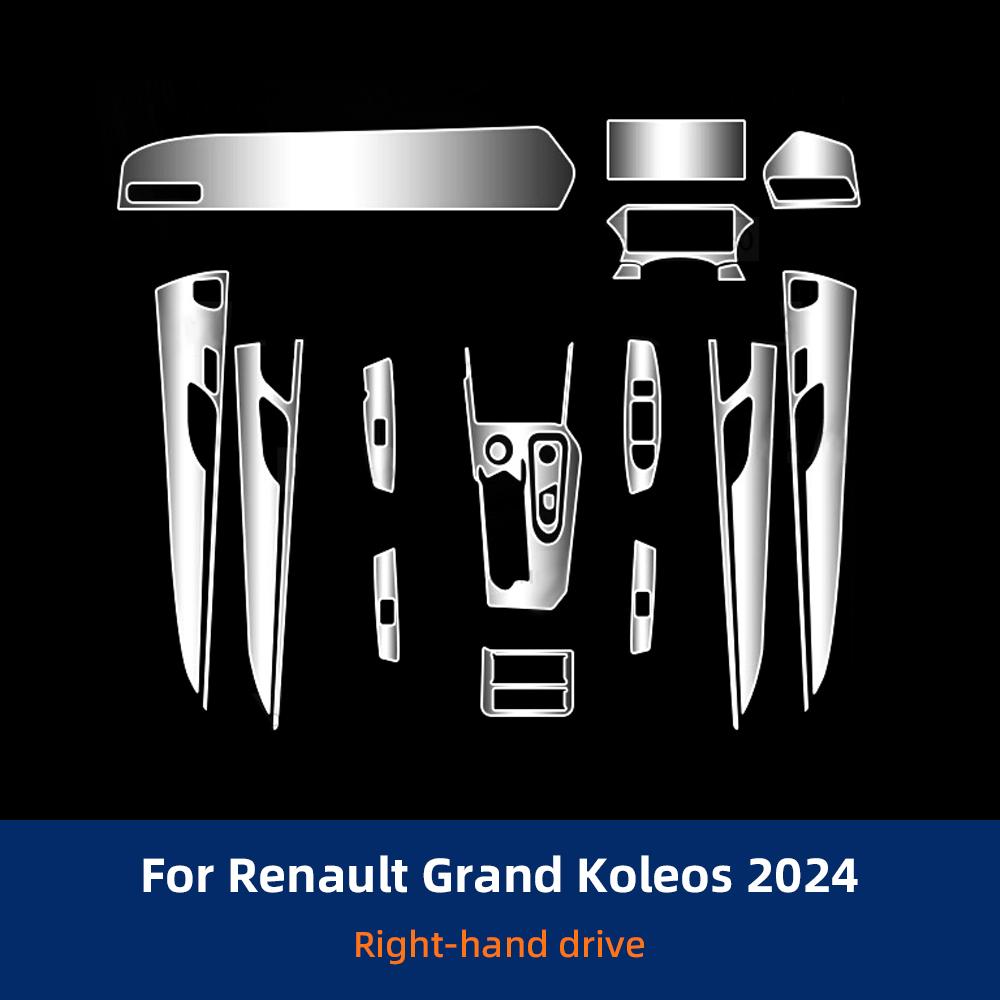 Pellicola Protettiva Per Renault Grand Koleos 2024 Interno Auto Console Centrale Strumenti Cruscotto Adesivo Antigraffio Accessori