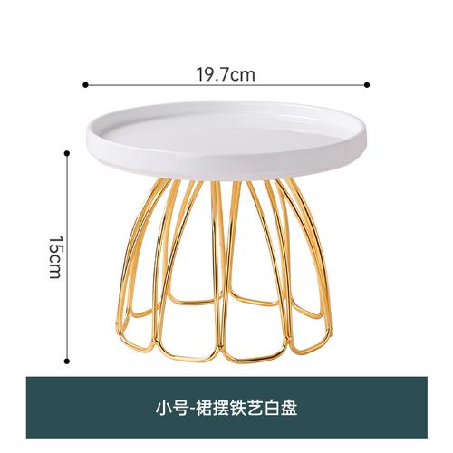 Wood High Feet Cake Stand Dim Sum Plate Ceramic Fruit Plate Dessert Plates Snack Tray Display Stand Bread Dish Refreshment Tray