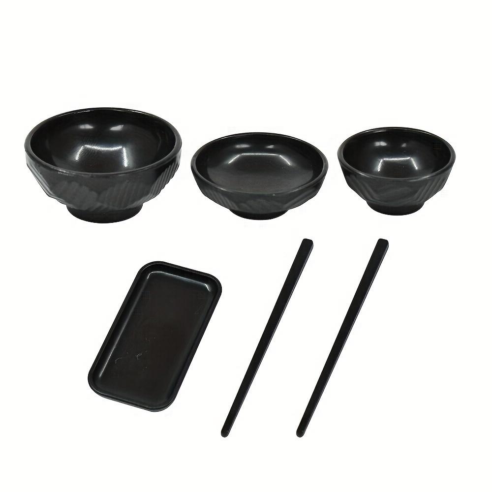 

1Комплект 1:6 миниатюрных кукольных домиков, обеденная тарелка, миска, палочки для еды, поднос, столовые приборы, модель кухни, декор, игрушка, кукольный домик, аксессуары 1set