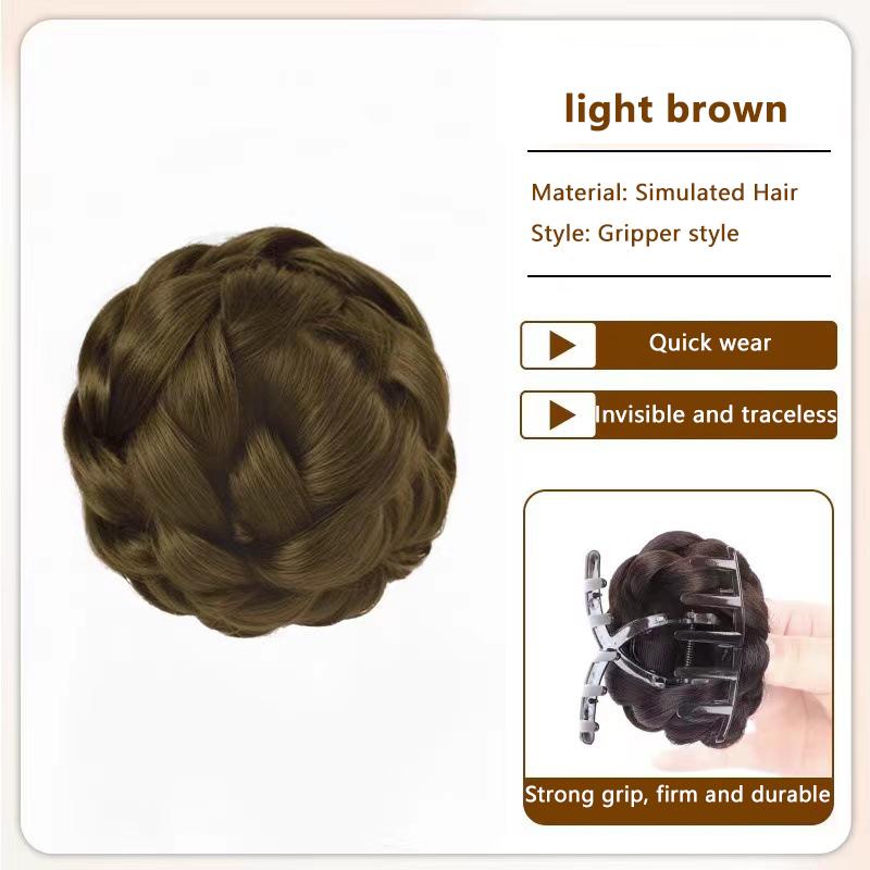 

1 шт. Синтетический полупучок для волос, небрежный пучок-гулька, низкий краб, шиньон, обертывание вокруг хвостика, наращивание волос для женщин