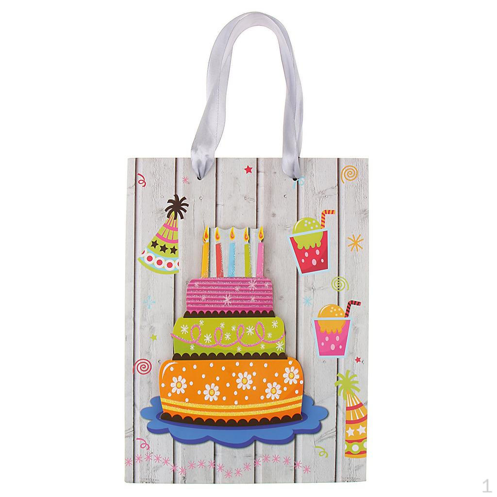 

Party Gift Bag with Flat Handles - Birthday Style - 3