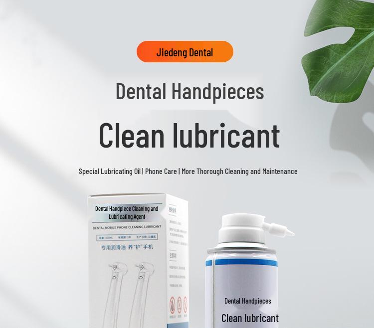 Dental Handpiece Lubricating Oil: High & Low-Speed Cleaner for Oral Care Maintenance