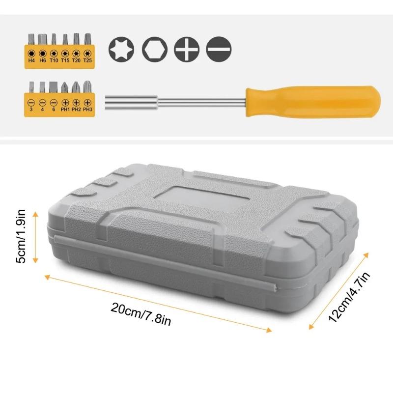 Pink Home Repair Tool Kit Portable Hand Tools Set with Hammer Vise Wrench Screwdriver for DIY Car Emergency