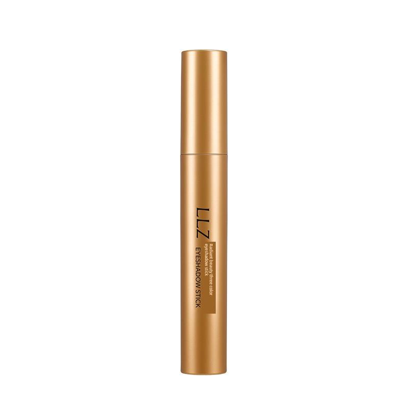 Three-Color Lazy Eyeshadow Pen, Genuine Eyeshadow Stick, One-Touch Application, Highlighter, Contouring, Matte, Three-In-One, for Beginners