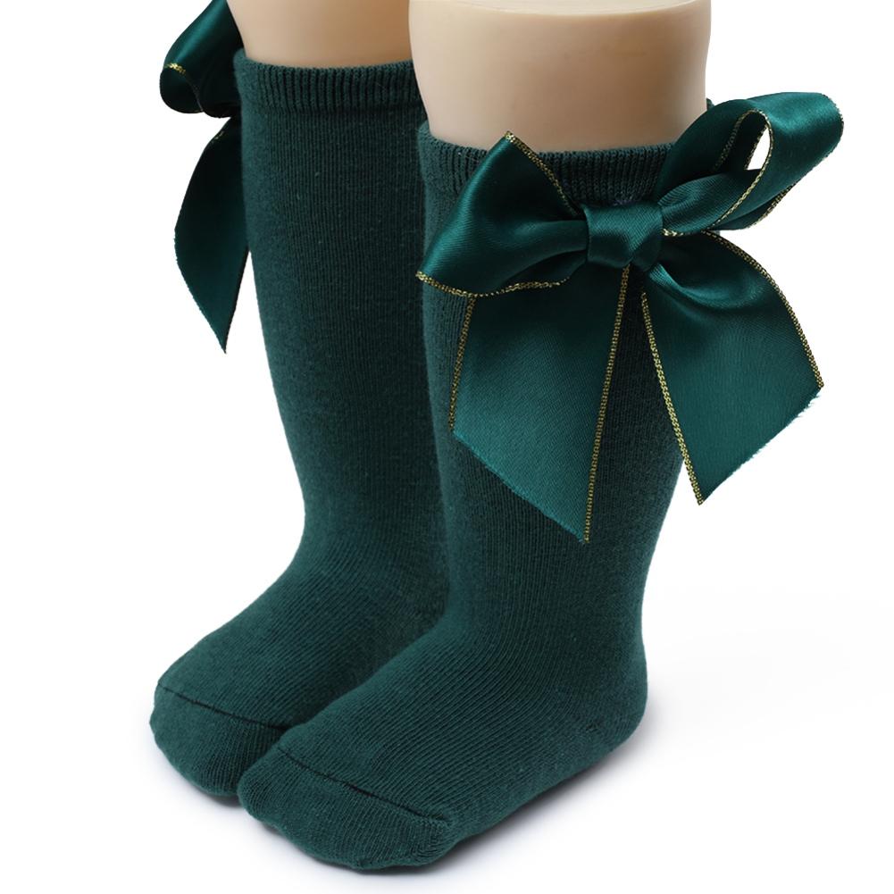 

Носки для девочек, детские носки, носки для малышей, мягкие хлопковые детские носки с бантом 0-3 года S
