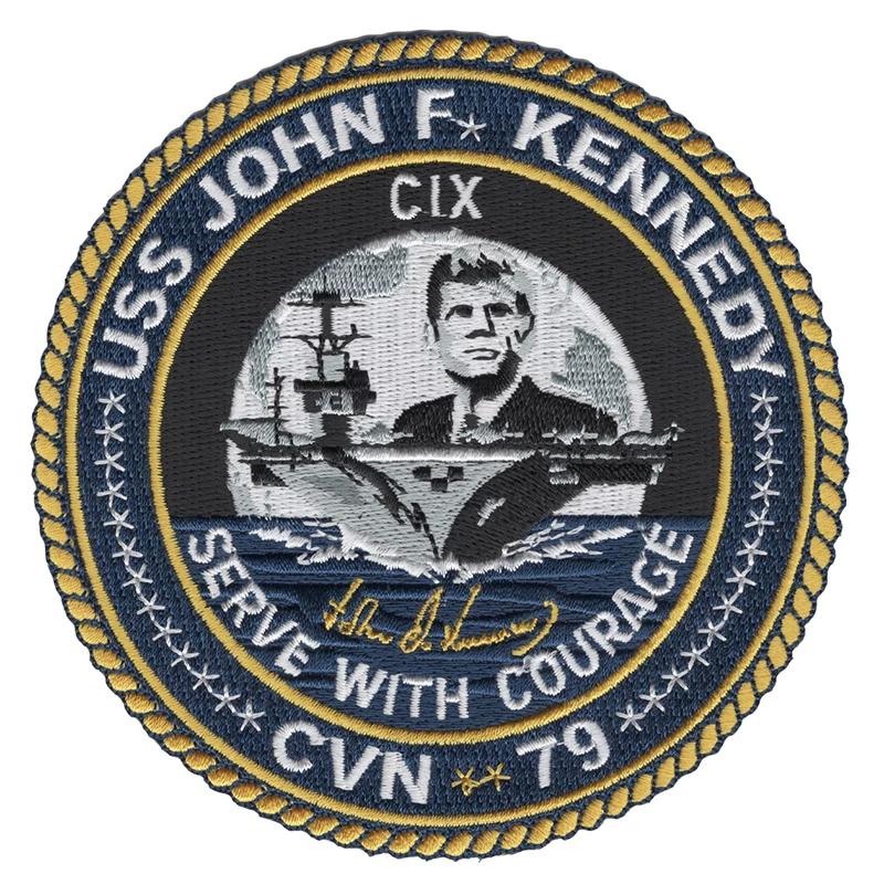 

USS CVN-73 Aircraft carrier armband NAVY flight jacket badge Aircraft carrier embroidered badge shoulder badge
