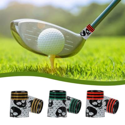 Ponteiras de Golfe Ponteiras Anéis de Ponteira de Ferro para Golfe de Ponta Cônica de 0,370 Polegadas Ponteiras de Taco de Golfe com Design de Caveira